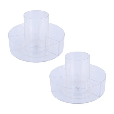 Kenney Storage Made Simple Lazy Susan 360 Rotating Countertop Bathroom Organizer