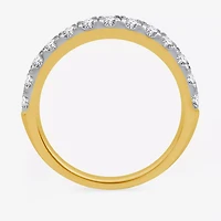 I Said Yes (H-I / I1) 3/4 CT. T.W. Lab Grown White Diamond Sterling Silver or 14K Gold Over Wedding Band
