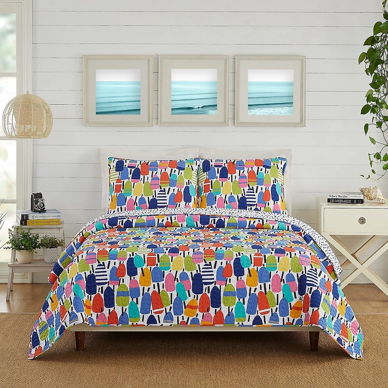 Makers Collective Buoys Reversible Quilt Set