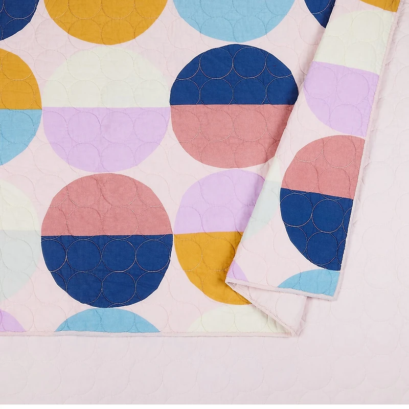 Makers Collective Circles Reversible Quilt Set