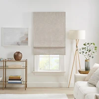Eclipse Drewton Motorized Energy Saving Cordless Blackout Roman Shade
