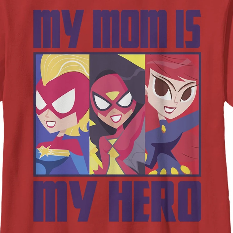 Little & Big Kid Boys Crew Neck Short Sleeve Regular Fit Marvel Graphic T-Shirt