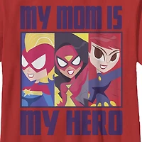 Little & Big Kid Boys Crew Neck Short Sleeve Regular Fit Marvel Graphic T-Shirt