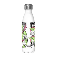 Disney Collection Star Wars Mando Checks 17 Oz Stainless Steel Bottle