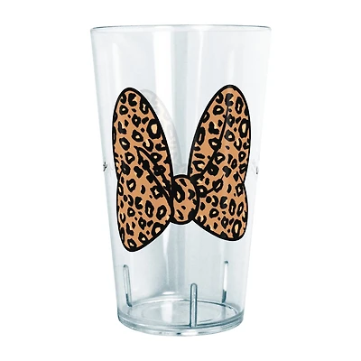 Disney Collection  Mickey and Friends Animal Print Bow 24 Oz Tritan Cup 4pc Set