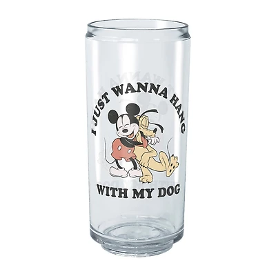 Disney Collection Mickey Dog Fill Lover 16 Oz Tritan Cup 2pc Set