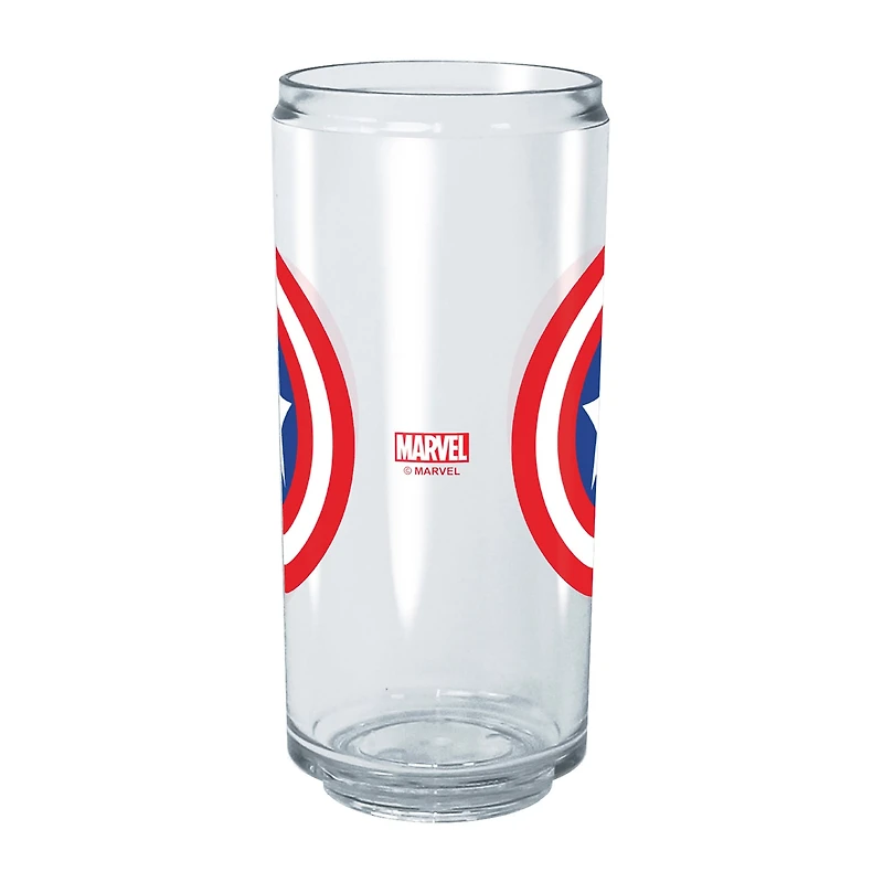 Disney Collection Marvel Captain America Classic 16 Oz Tritan Cup 2pc Set