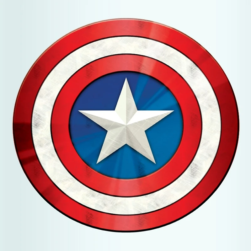 Disney Collection Marvel Captain America Shinyshield 24 Oz Tritan Cup 4pc Set