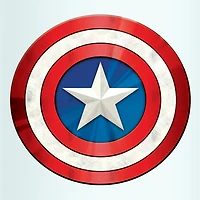 Disney Collection Marvel Captain America Shinyshield 24 Oz Tritan Cup 4pc Set