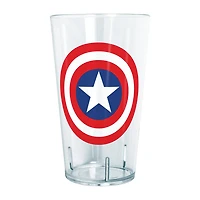 Disney Collection Marvel Captain America Classic 24 Oz Tritan Cup 4pc Set