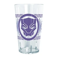 Disney Collection Marvel Wakanda Forever Logo 24 Oz Tritan Cup 4pc Set