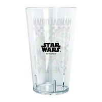 Disney Collection Star Wars Mando Checks 24 Oz Tritan Cup 4pc Set