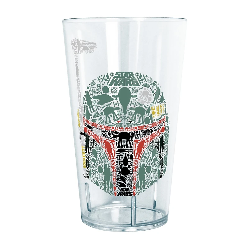 Disney Collection Star Wars Boba Icons 24 Oz Tritan Cup 4pc Set