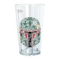 Disney Collection Star Wars Boba Icons 24 Oz Tritan Cup 4pc Set