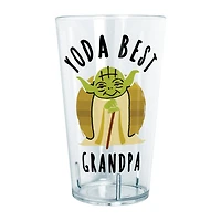 Disney Collection Star Wars Best Grandpa Yoda Says 24 Oz Tritan Cup 4pc Set