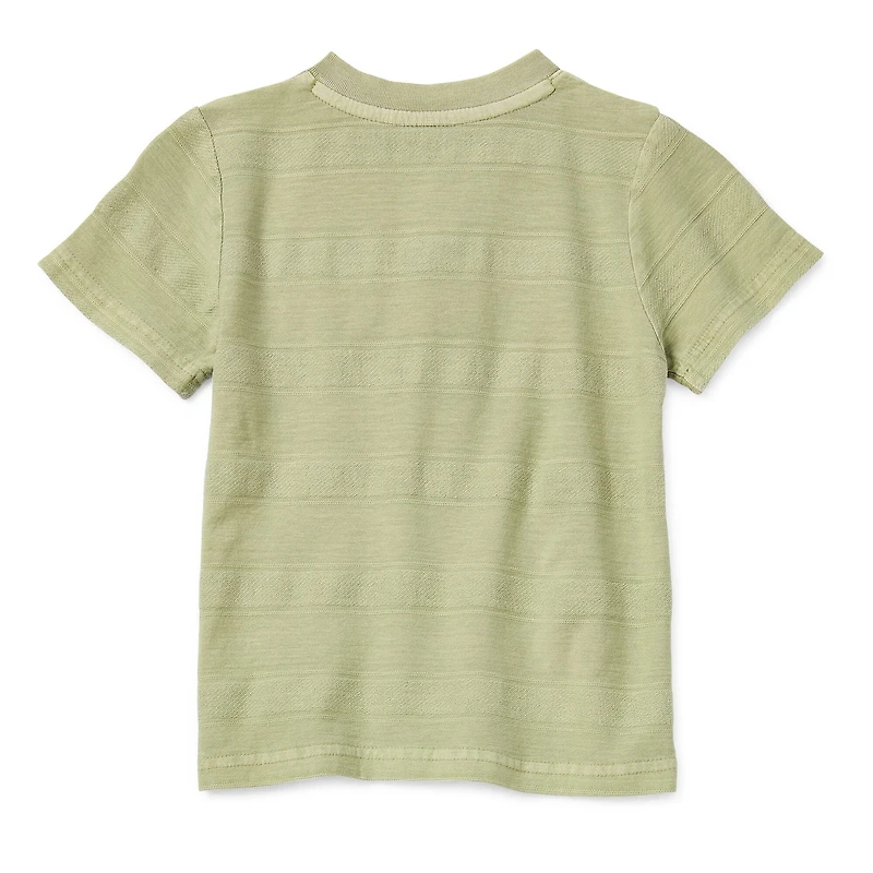 Okie Dokie Toddler & Little Boys Henley Neck Short Sleeve T-Shirt