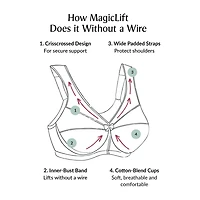 Glamorise Magic Lift® Active Support Full Coverage Wireless Bra 1005