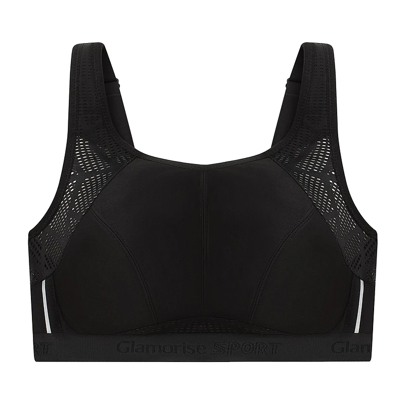Glamorise No-Sweat Mesh Sports Wirefree Bra-1068