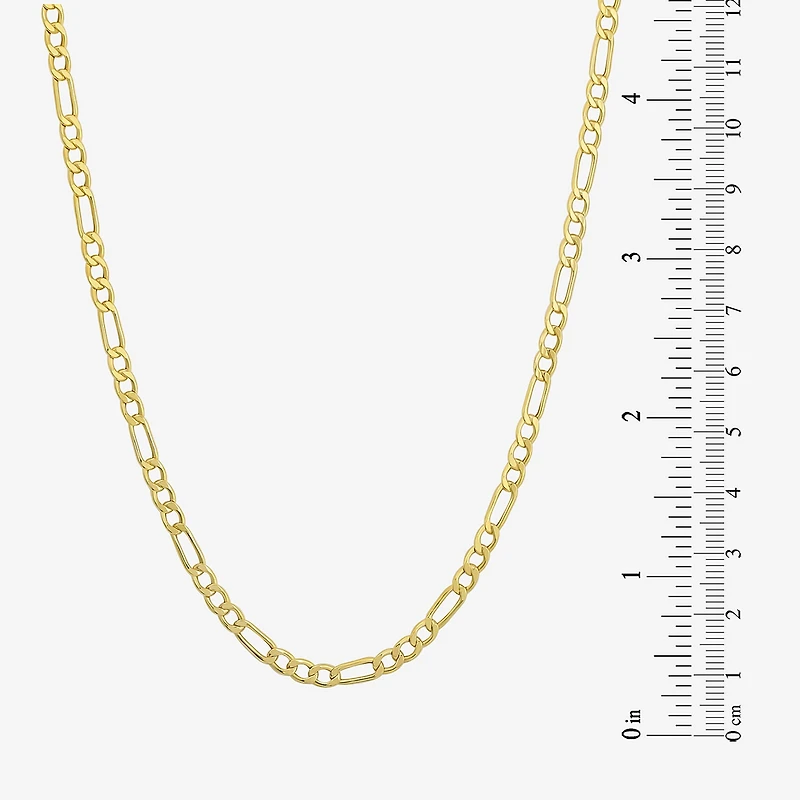 10K Yellow Gold 3.9mm 20-22" Figaro Chain