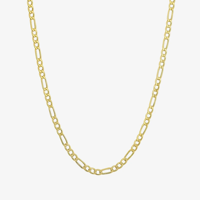 10K Yellow Gold 3.9mm 20-22" Figaro Chain