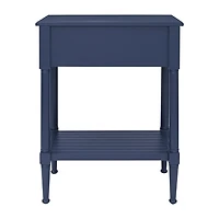 Linon Shangri Storage 1-Drawer End Table