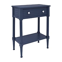 Linon Shangri Storage 1-Drawer End Table