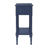 Linon Shangri Storage 1-Drawer End Table