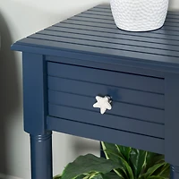 Linon Shangri Storage 1-Drawer End Table