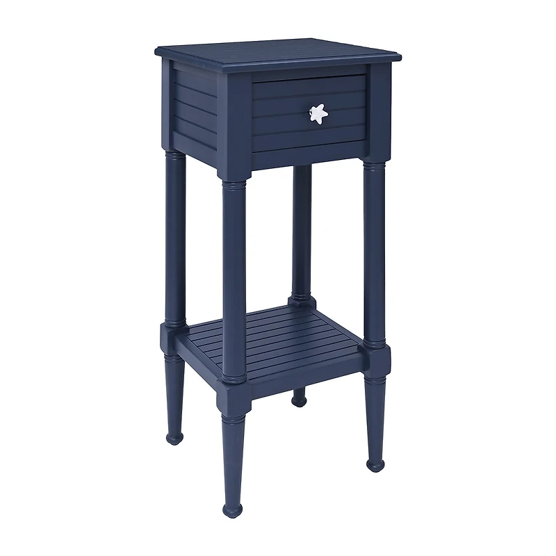 Linon Shangri Storage 1-Drawer End Table