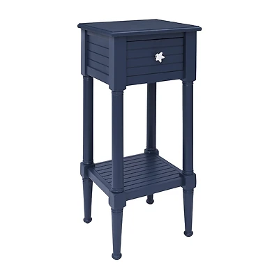 Linon Shangri Storage 1-Drawer End Table