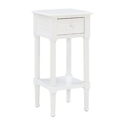 Linon Shangri Storage 1-Drawer End Table