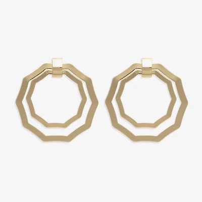 Bold Elements Womens Stainless Steel Drop Earrings