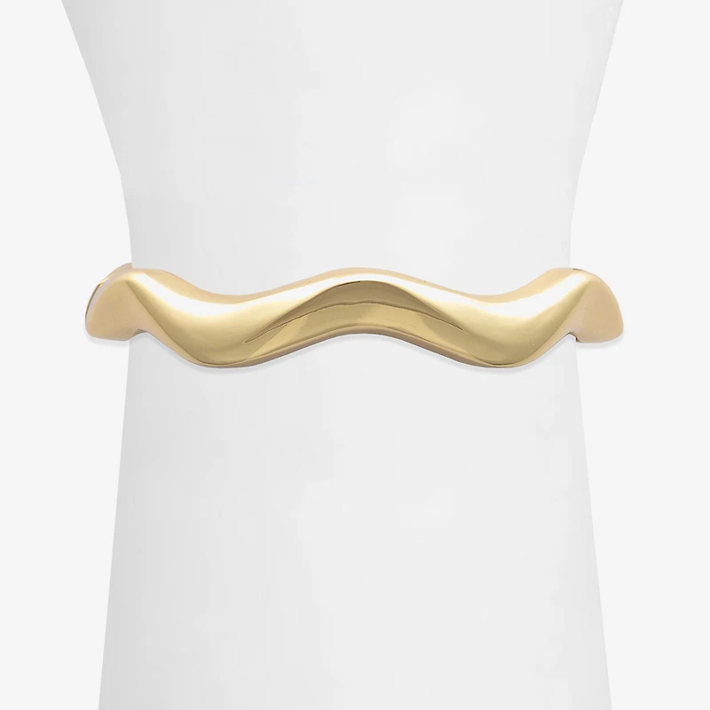 Bold Elements Gold Tone Womens Bangle Bracelet