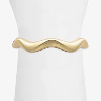 Bold Elements Gold Tone Womens Bangle Bracelet