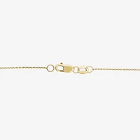 Diamond Blossom (G / Si2) Womens 2 CT. T.W. Lab Grown White Diamond 10K Gold Flower 18 Inch Pendant Necklace