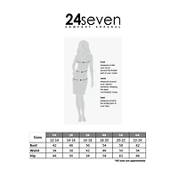 24seven Comfort Apparel Womens Plus Scoop Neck Sleeveless Maxi Dress