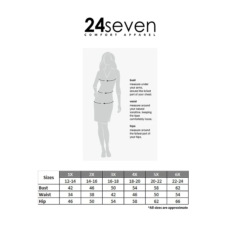 24seven Comfort Apparel Womens Plus Midi Crew Neck Short Sleeve Maxi Dress