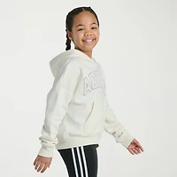 adidas Big Kid Girls Long Sleeve Fleece Active Hoodie