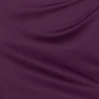 DJ Jaz Womens Asymmetrical Neck Short Sleeve Evening Gown