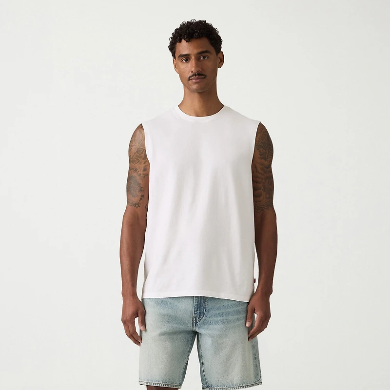 Levi's® Mens Crew Neck Sleeveless Muscle T-Shirt