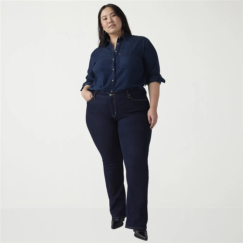 Levi's® Womens Plus Mid Rise Classic Bootcut Jean