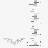 (F / Vs2) Womens 3/8 CT. T.W. Lab Grown White Diamond 10K Gold Wedding Band