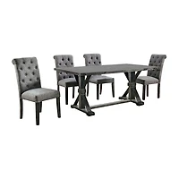 Furniture of America™ Nimitz Dinning Room And Kitchen Collection 5-pc. Rectangular Dining Set