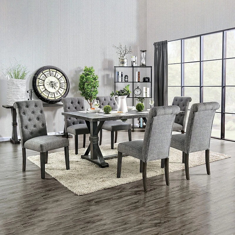 Furniture of America™ Nimitz Dinning Room And Kitchen Collection 7-pc. Rectangular Dining Set