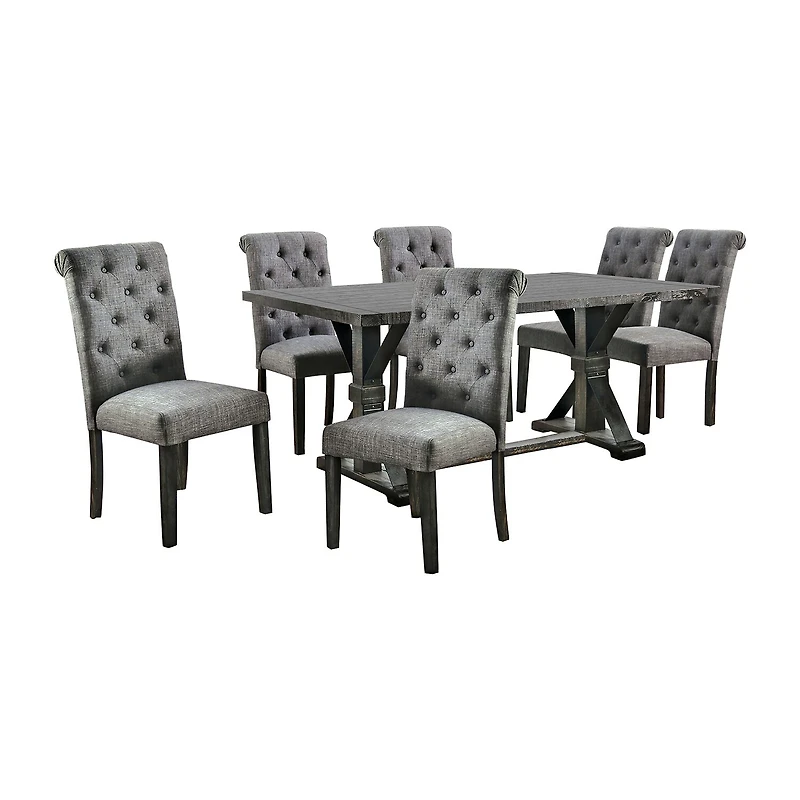 Furniture of America™ Nimitz Dinning Room And Kitchen Collection 7-pc. Rectangular Dining Set