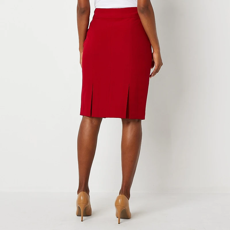 Black Label by Evan-Picone Womens Suit Skirt