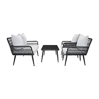 Safavieh Elsbeth 4-pc. Conversation Set Cushioned