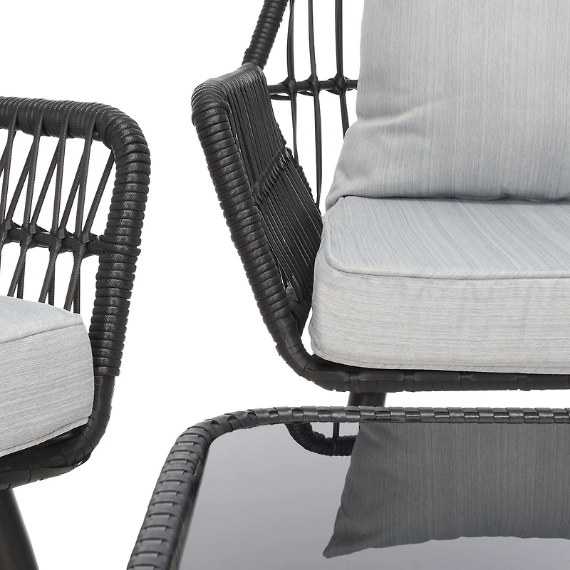 Safavieh Elsbeth 4-pc. Conversation Set Cushioned