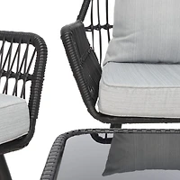 Safavieh Elsbeth 4-pc. Conversation Set Cushioned