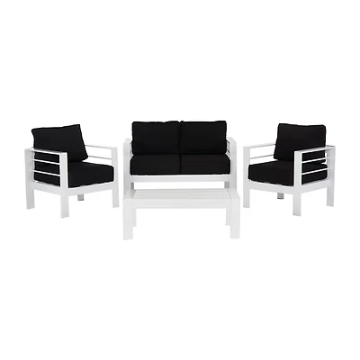 Safavieh Nason 4-pc. Conversation Set Cushioned